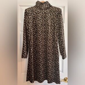 Vintage Donna Morgan Leopard Print Dress